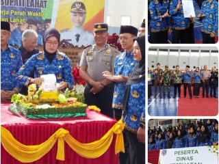 Bupati Lahat Serahkan SK PPPK Paruh Waktu, Total 2.785 Orang Ditetapkan