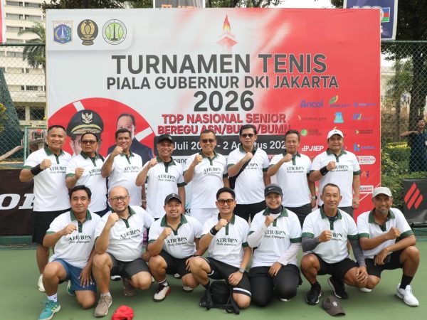 ATR/BPN Ikuti Turnamen Tenis Piala Gubernur DKI